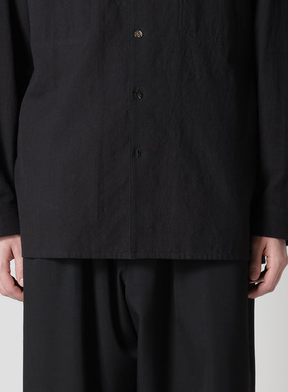 KHADI PANEL STAND COLLAR SHIRT