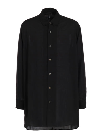 CELLULOSE LAWN LAYERED COLLAR SHIRT