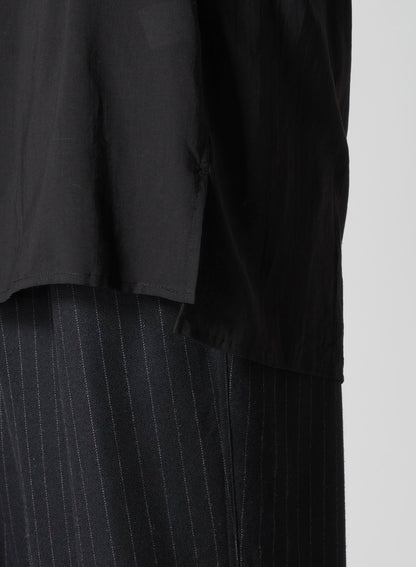 CELLULOSE LAWN LAYERED COLLAR SHIRT