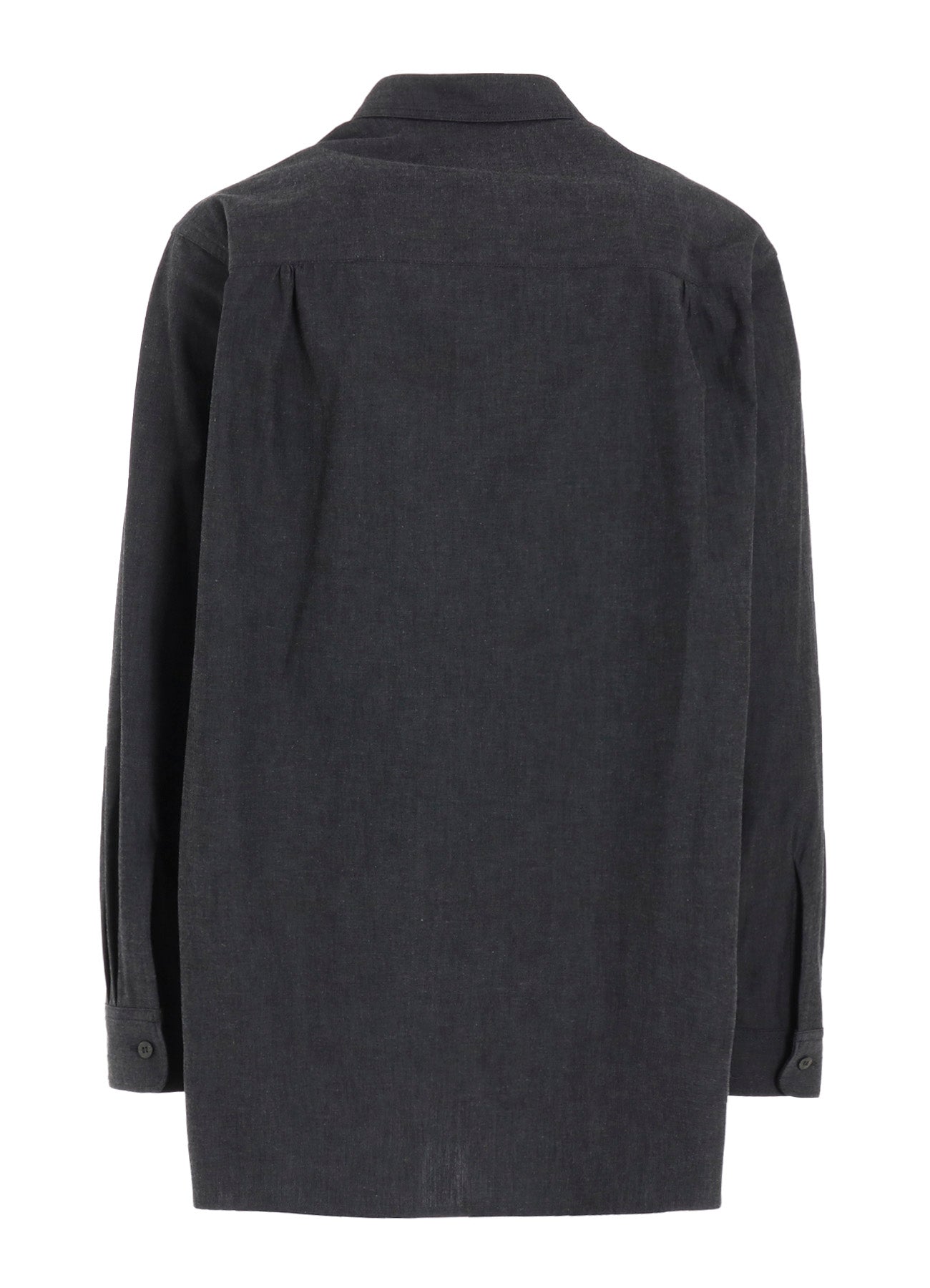 COTTON DUNGAREE SHIRT WITH DOUBLE ZIP POCKET