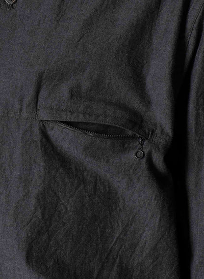 COTTON DUNGAREE SHIRT WITH DOUBLE ZIP POCKET