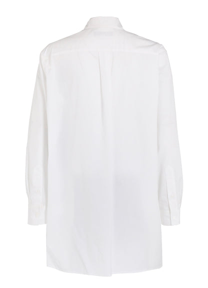 TRIPLE COLLAR SHIRT IN BROAD AND CELLULOSE – PINK FLOWER