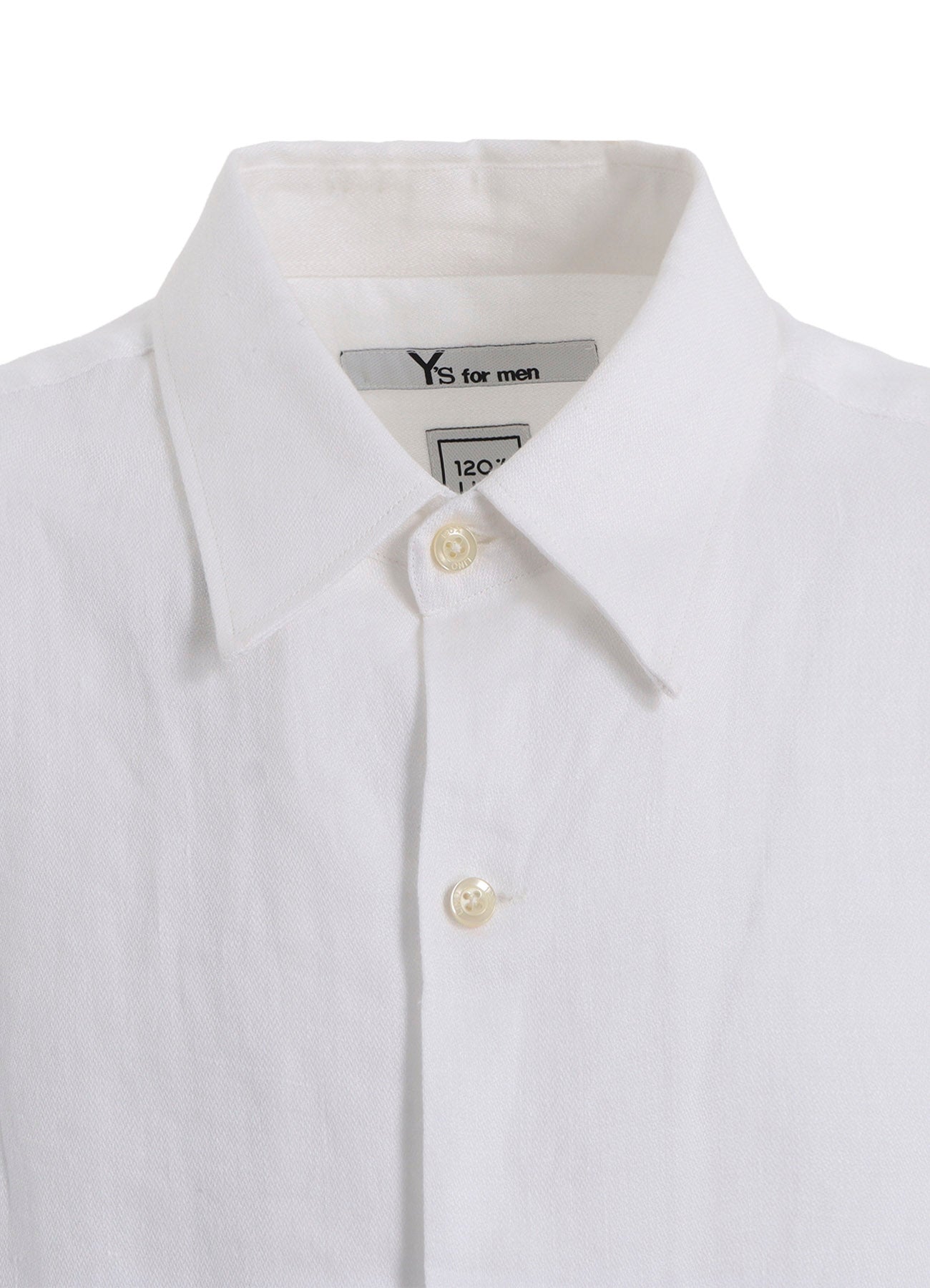 Y's for men x 120% LINO REGULAR COLLAR SHIRT