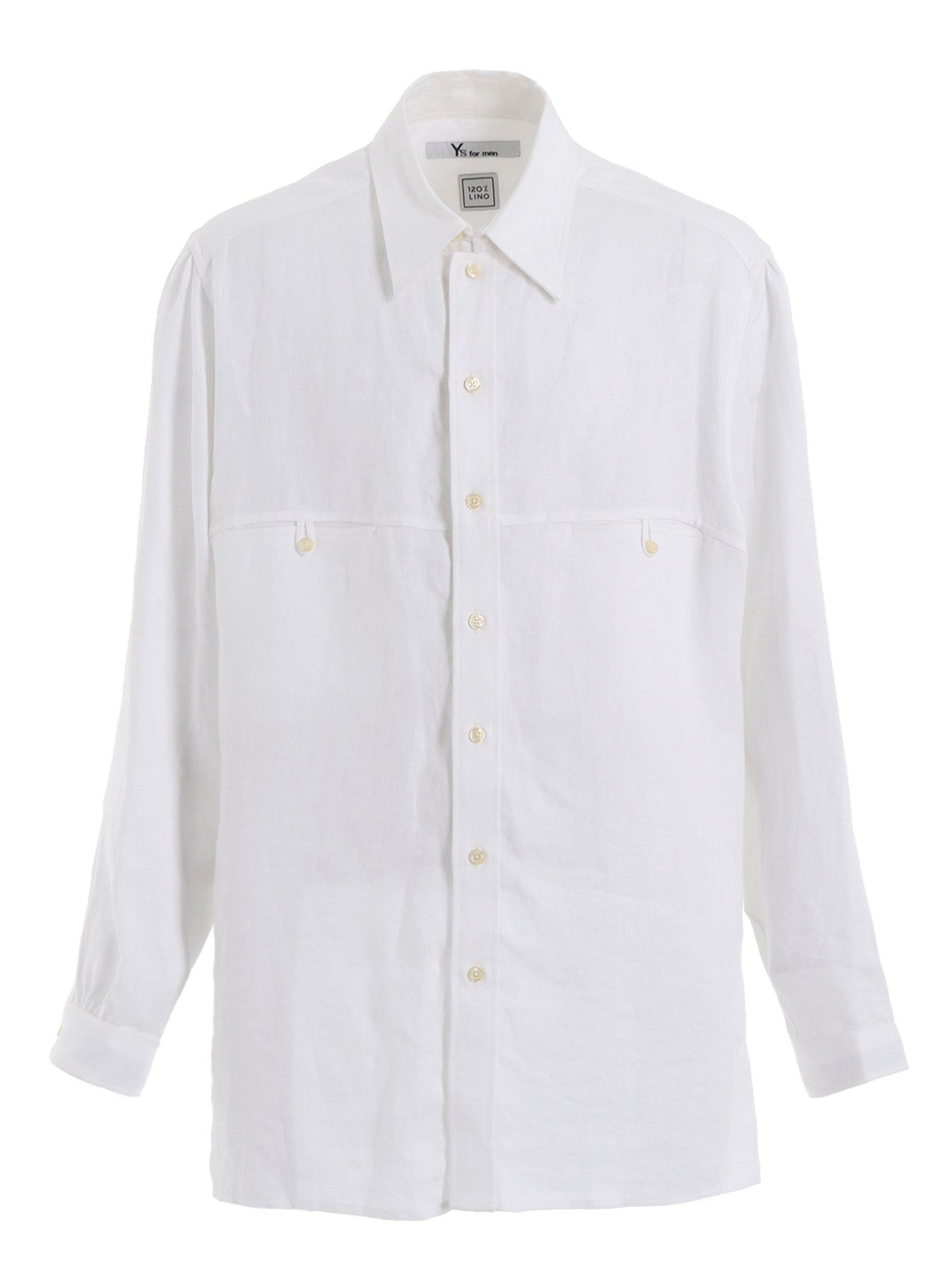 Y's for men x 120% LINO VELVET PANEL SHIRT