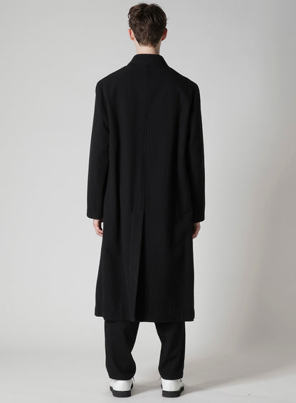 AIRY MOSSER LONG COAT WITH NYLON LINING