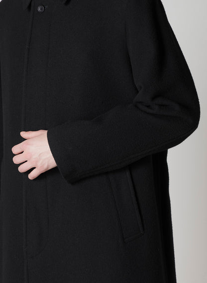 AIRY MOSSER LONG COAT WITH NYLON LINING