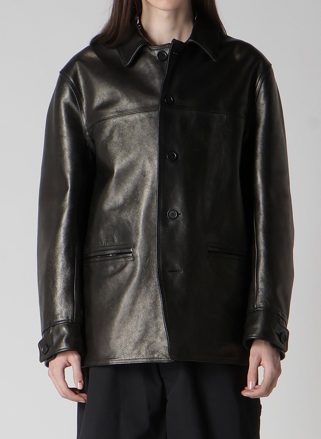 【Y's for men × MASSES】HORSE LEATHER  CAR COAT