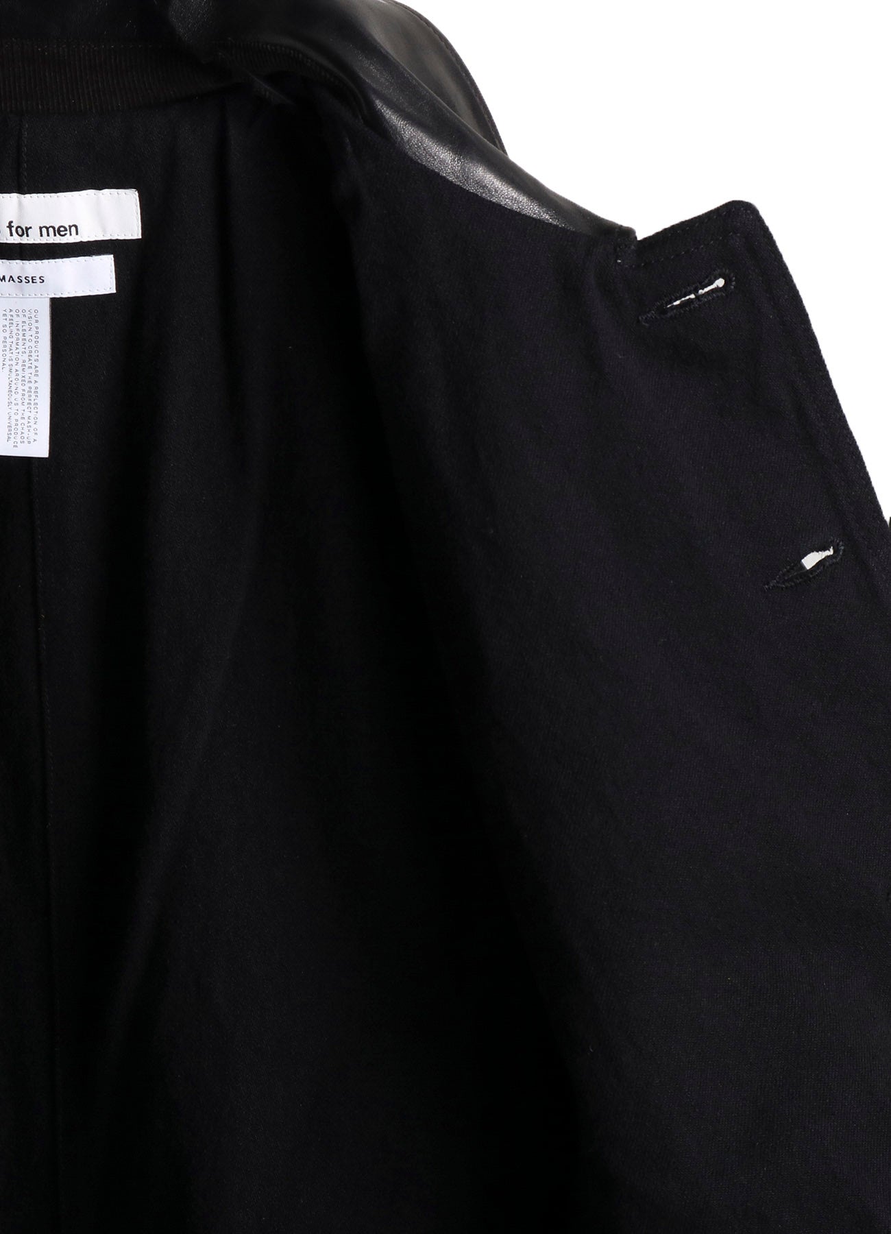 【Y's for men × MASSES】HORSE LEATHER  CAR COAT