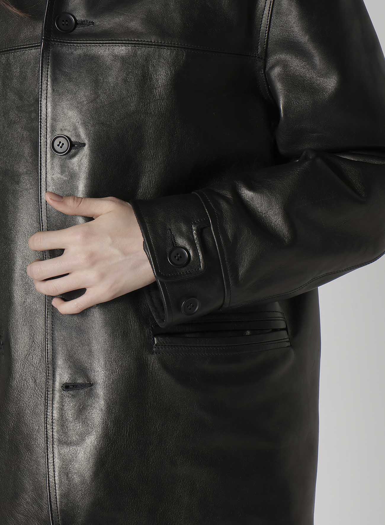 【Y's for men × MASSES】HORSE LEATHER  CAR COAT
