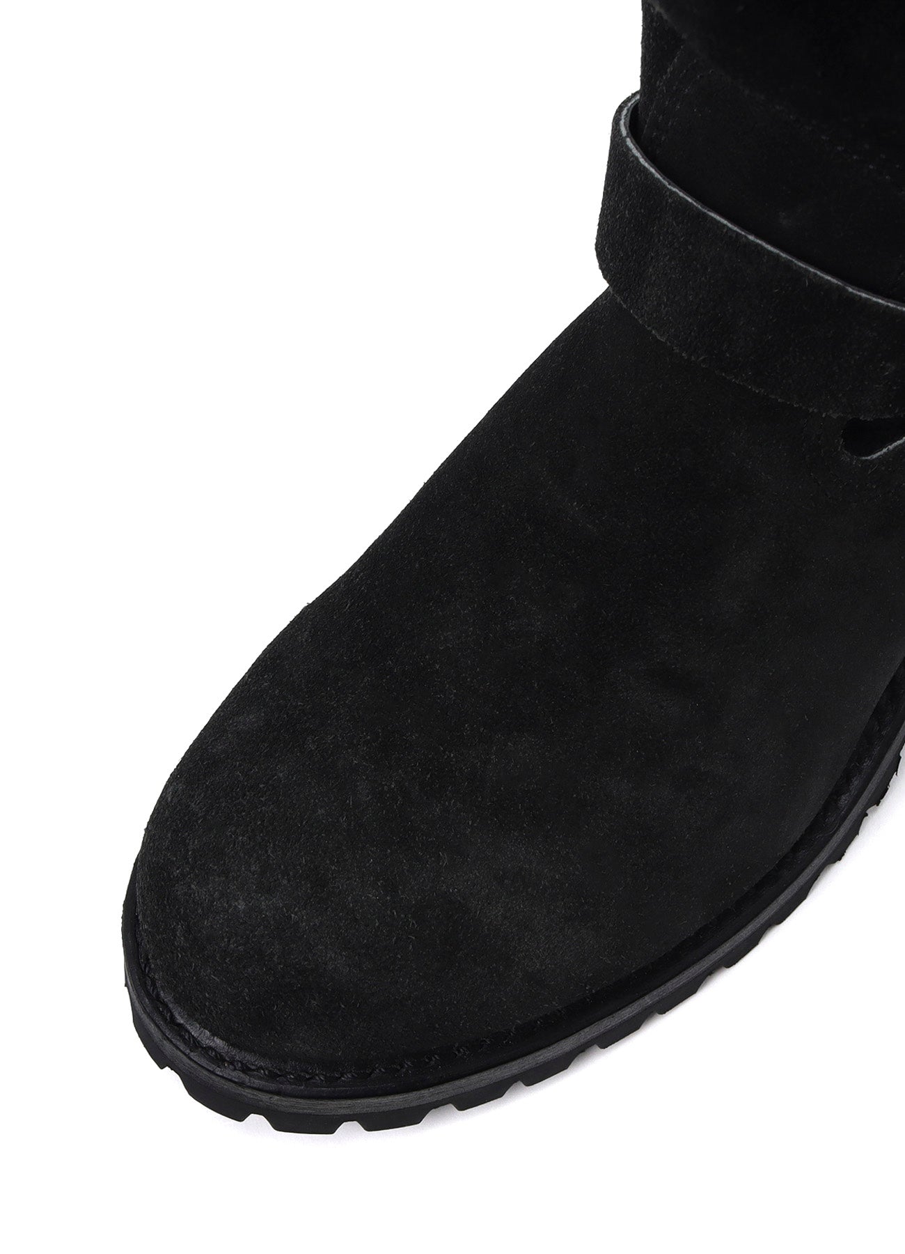 【Y's for men × MASSES】VELOUR BLACK ENGINEER BOOTS