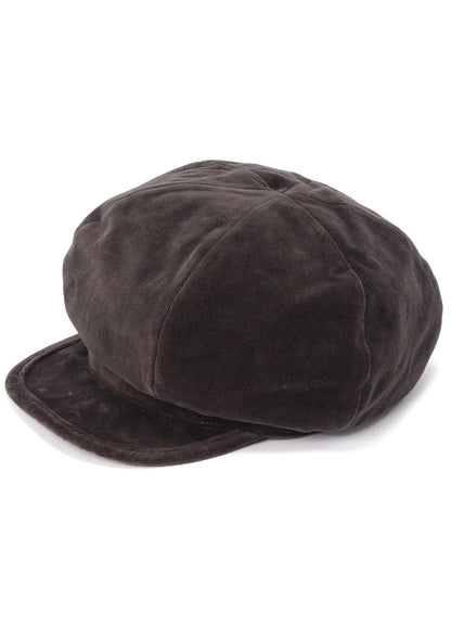COTTON VELVET CASQUETTE