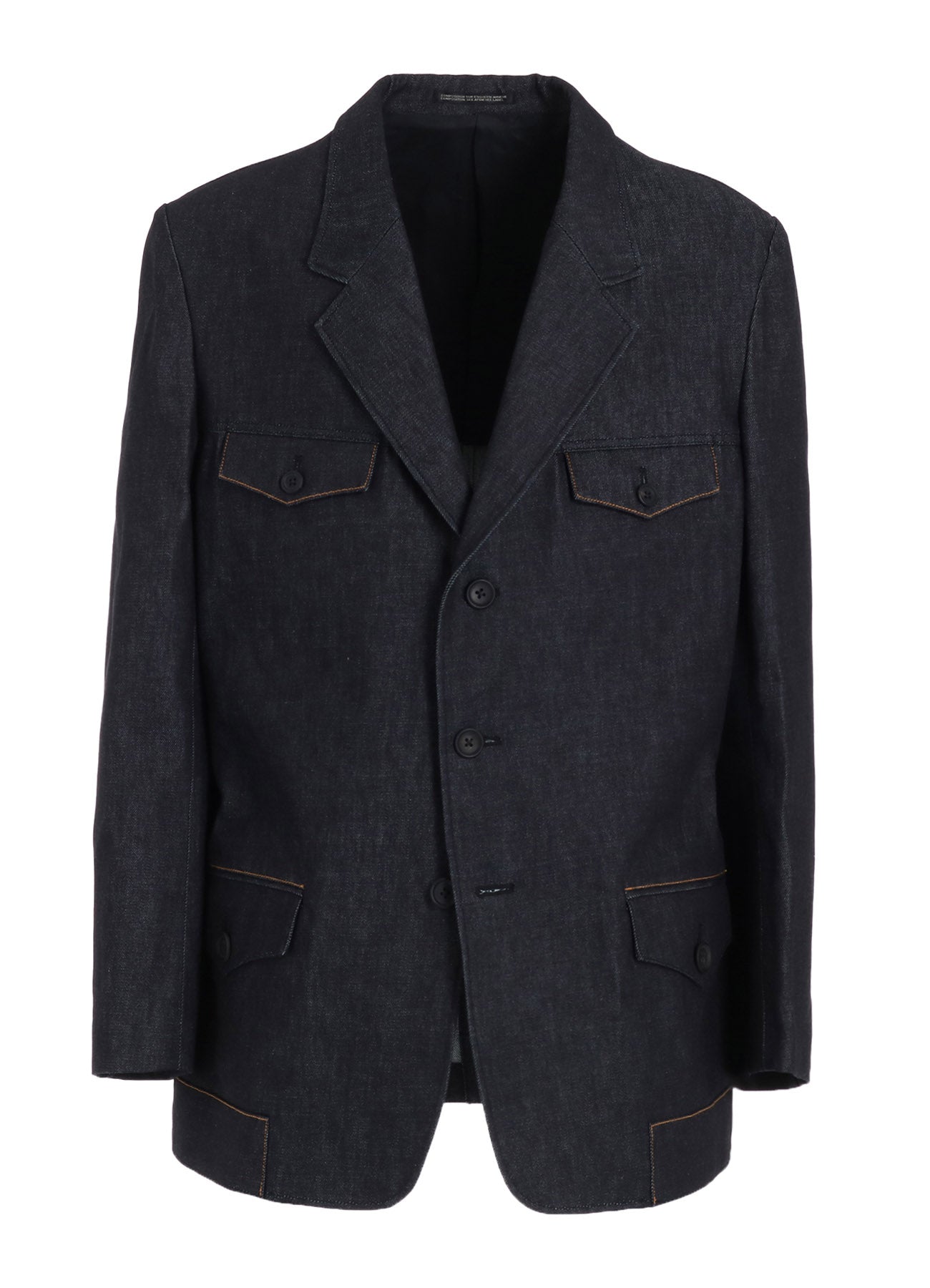 13oz DENIM JACKET WITH HEM LAYER