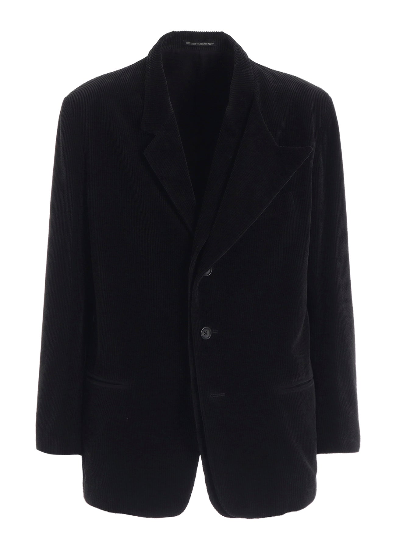 CORDUROY JACKET WITH FRONT LEFT LAYRED