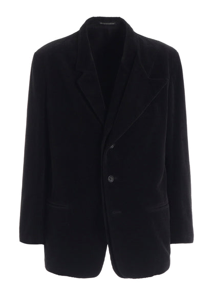 CORDUROY JACKET WITH FRONT LEFT LAYRED