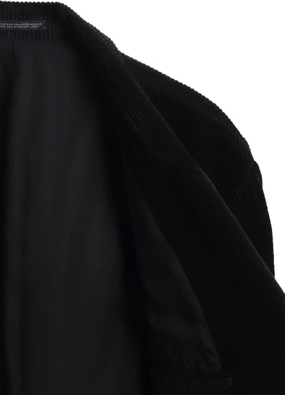 CORDUROY JACKET WITH FRONT LEFT LAYRED