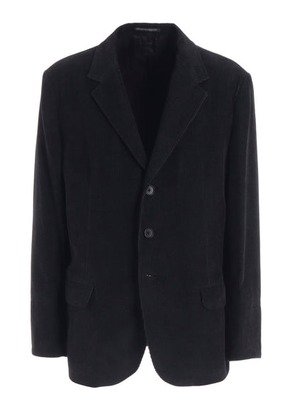 Y's for men x 120% LINO VELVET BACK SIDE GATHER JACKET