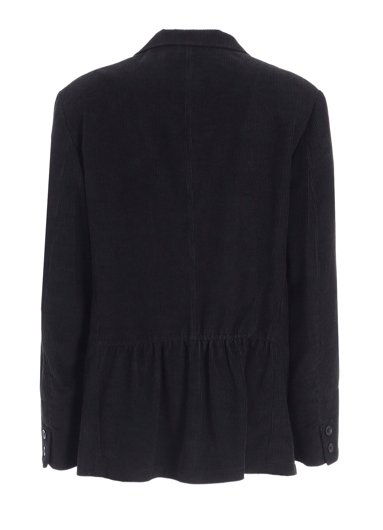 Y's for men x 120% LINO VELVET BACK SIDE GATHER JACKET