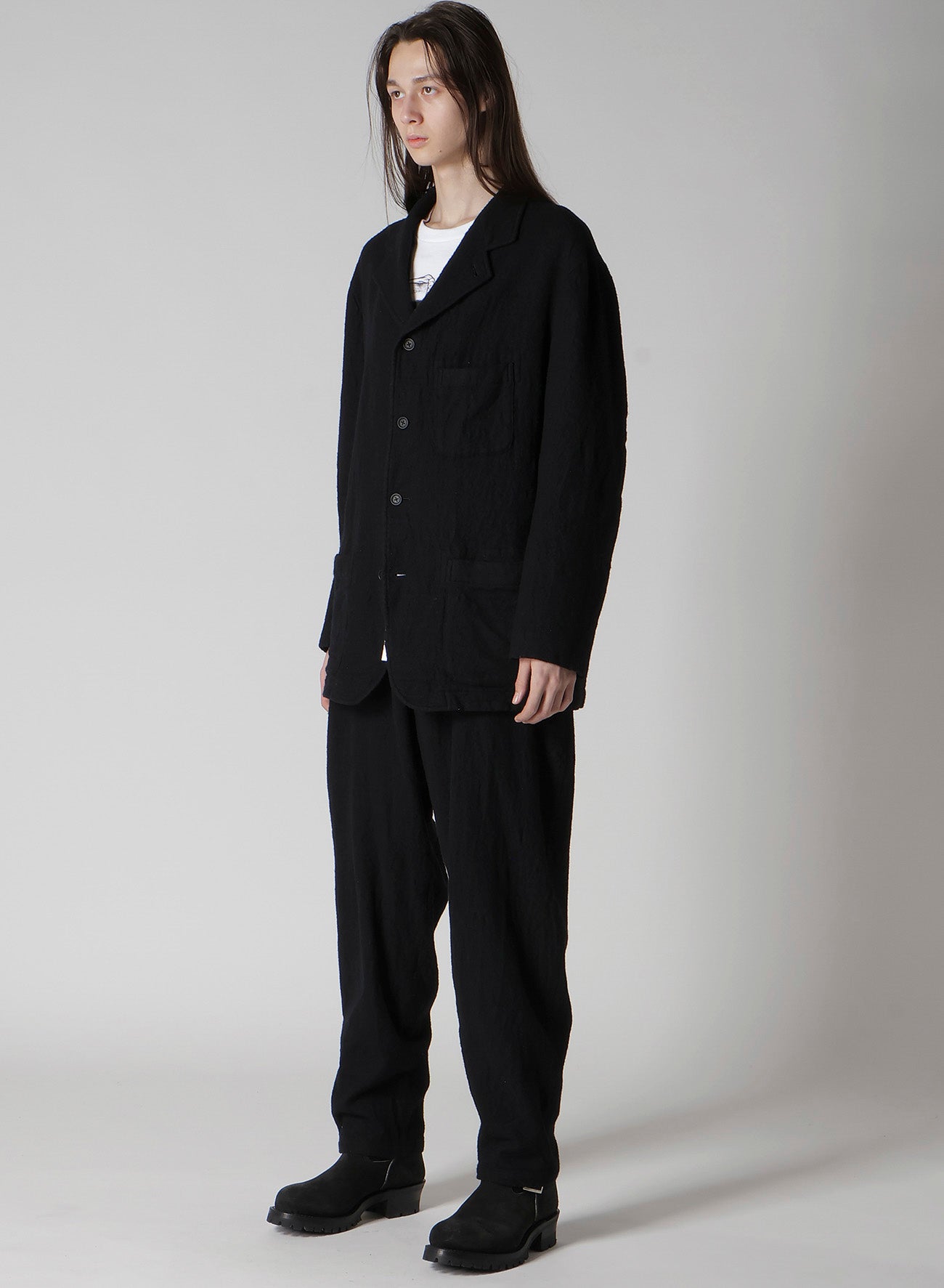 【Y's for men × MASSES】SHRINK SERGE FULLING JACKET