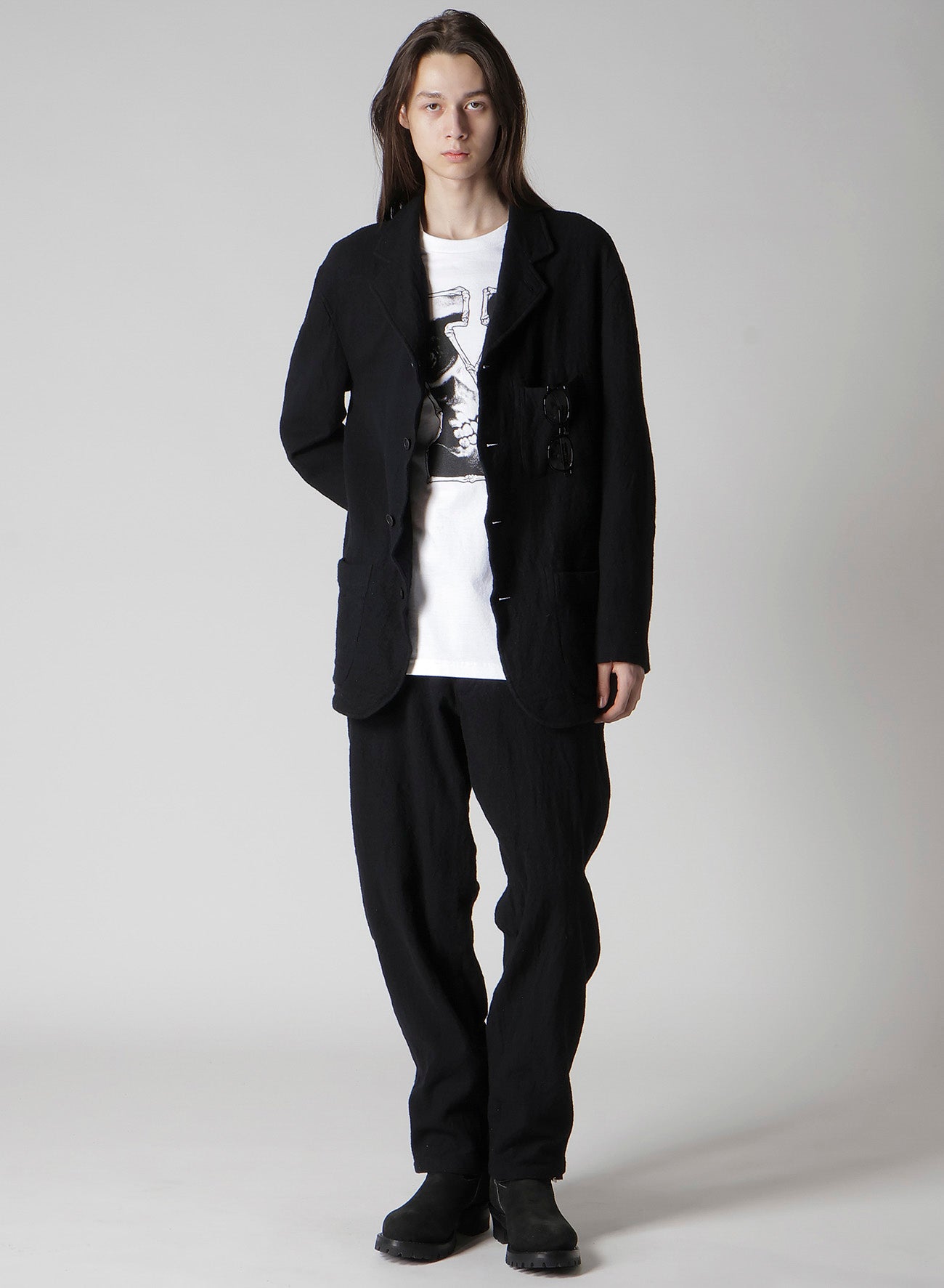 Y's for men × MASSES】SHRINK SERGE FULLING JACKET – THE SHOP YOHJI