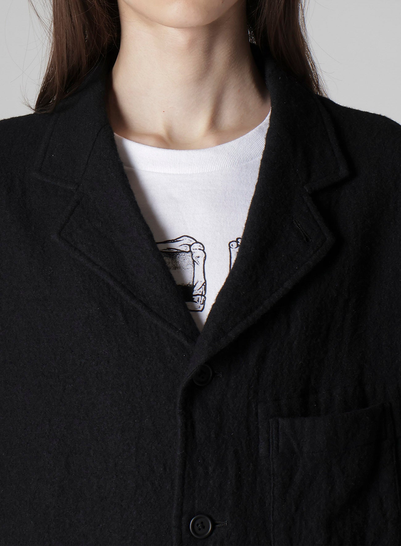 Y's for men × MASSES】SHRINK SERGE FULLING JACKET – THE SHOP YOHJI