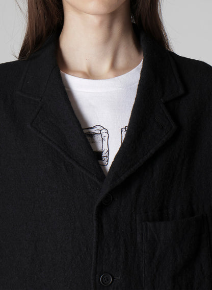 【Y's for men × MASSES】SHRINK SERGE FULLING JACKET