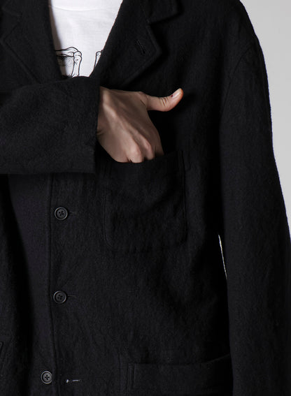 【Y's for men × MASSES】SHRINK SERGE FULLING JACKET