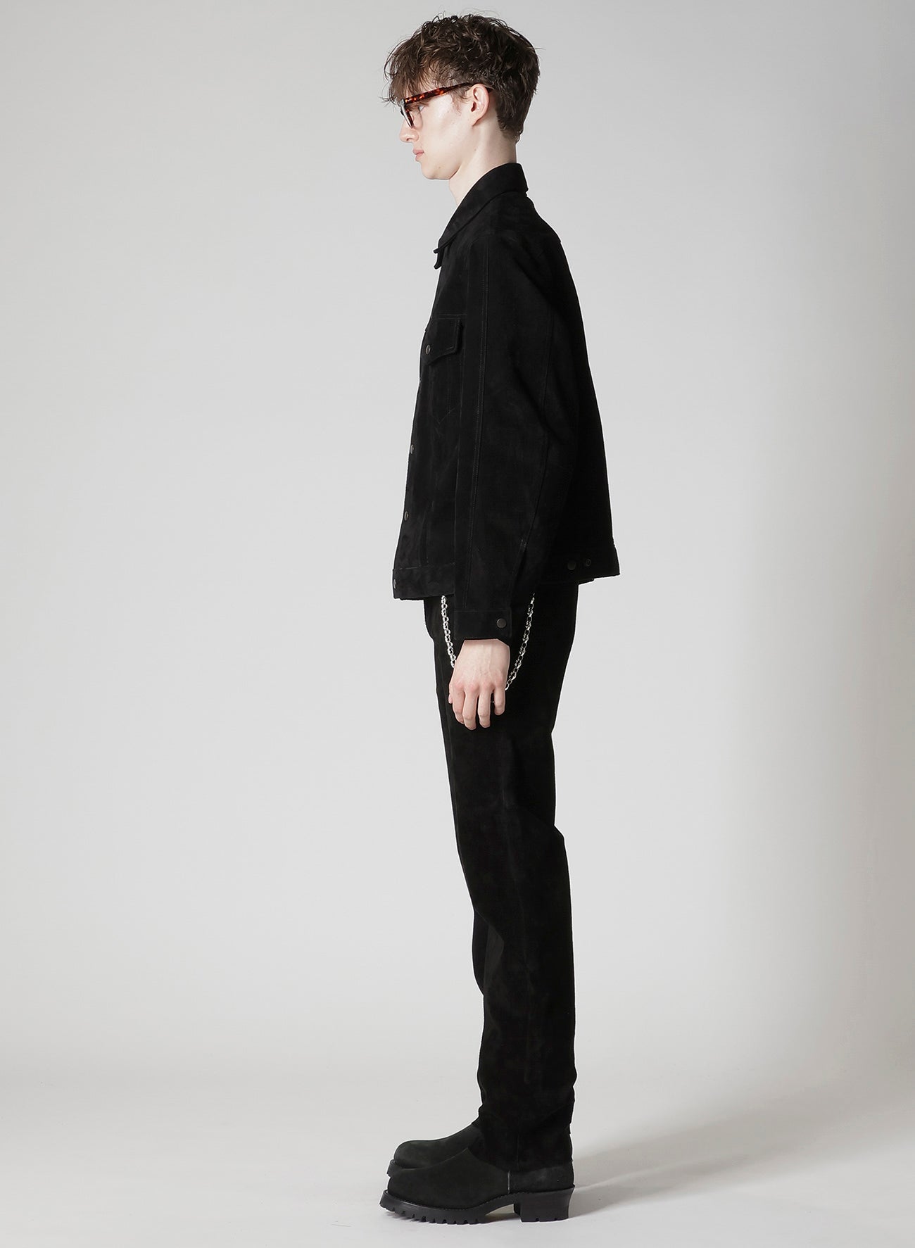 【Y's for men × MASSES】HORSE SUEDE LETHER TRUCKER JACKET