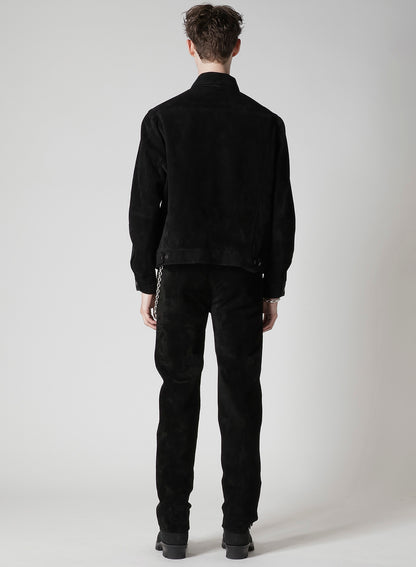 【Y's for men × MASSES】HORSE SUEDE LETHER TRUCKER JACKET