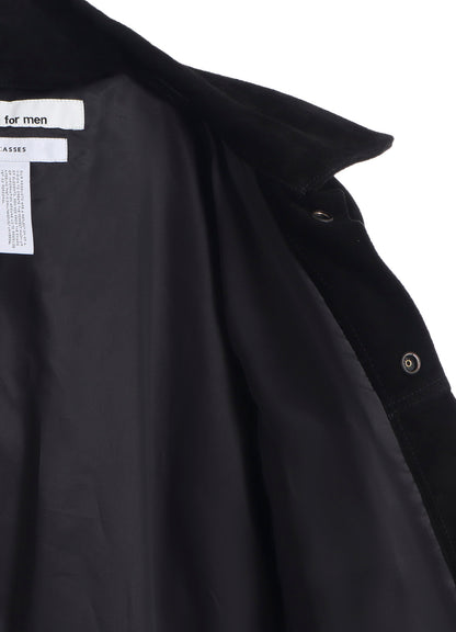 【Y's for men × MASSES】HORSE SUEDE LETHER TRUCKER JACKET