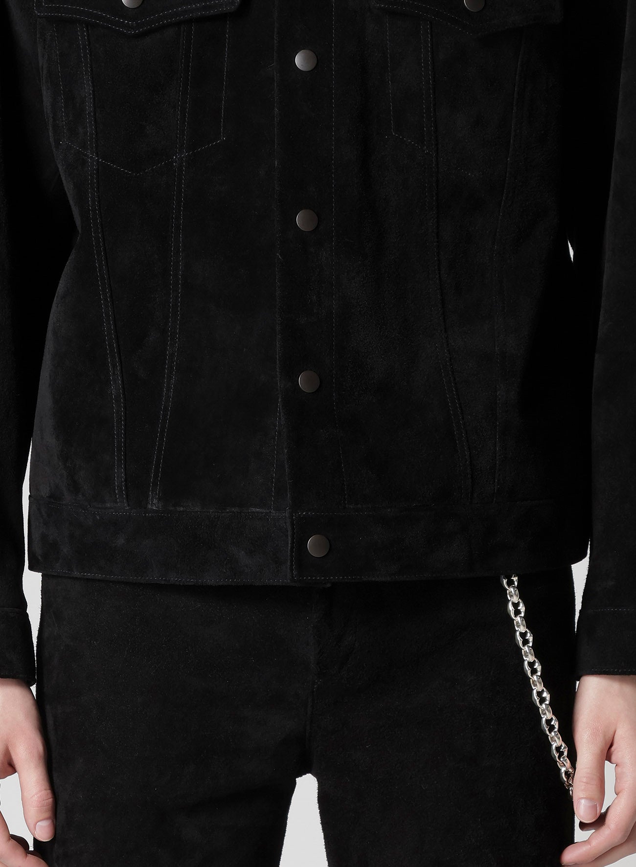 【Y's for men × MASSES】HORSE SUEDE LETHER TRUCKER JACKET