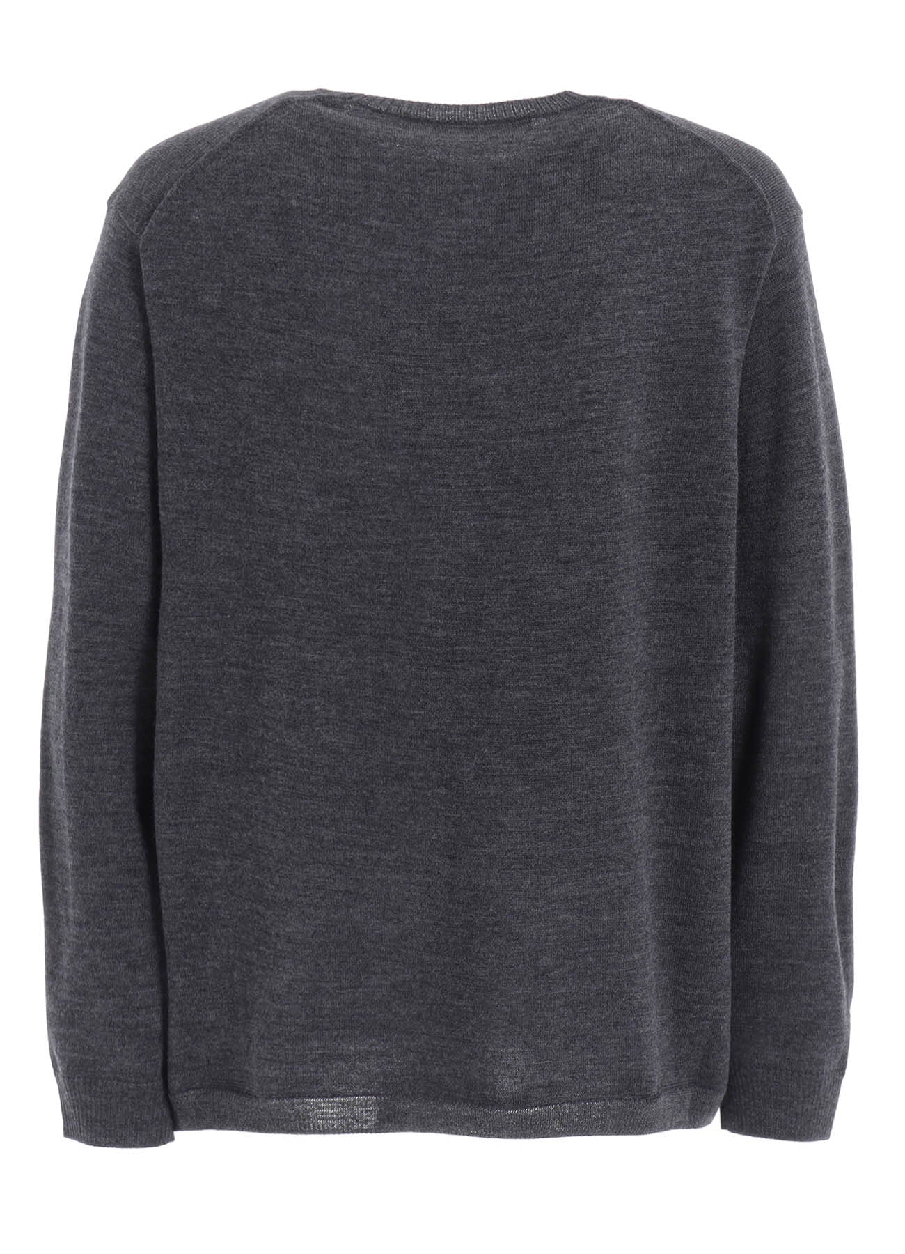 12G1P PLAIN STITCH ROUND NECK PULLOVER
