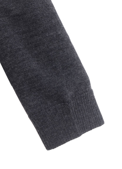 12G1P PLAIN STITCH ROUND NECK PULLOVER