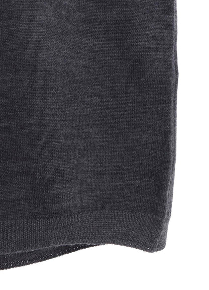 12G1P PLAIN STITCH ROUND NECK PULLOVER