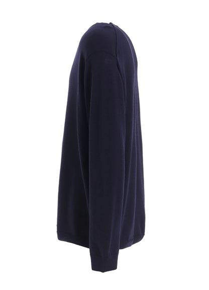 12G1P PLAIN STITCH ROUND NECK PULLOVER