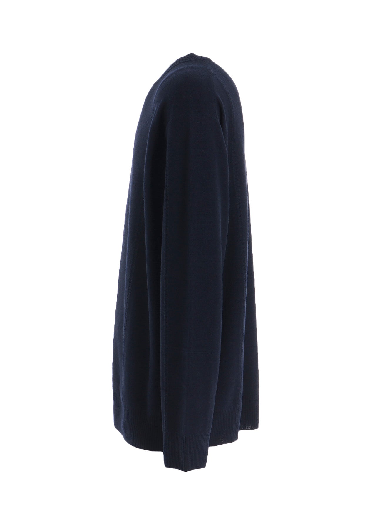 PANEL DESIGN ROUND NECK PULLOVER KNIT