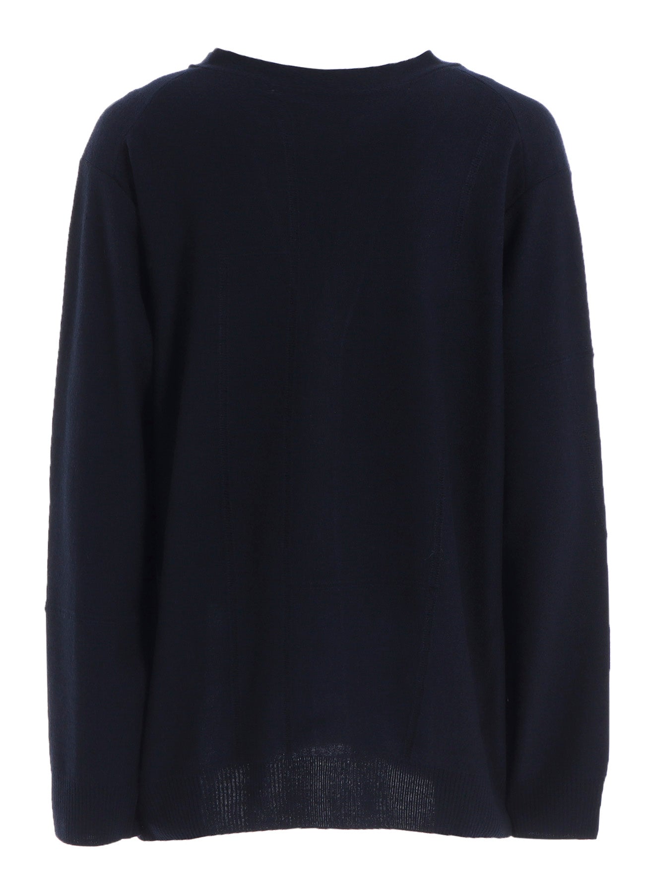 V-NECK CARDIGAN WITH PANEL DESIGN
