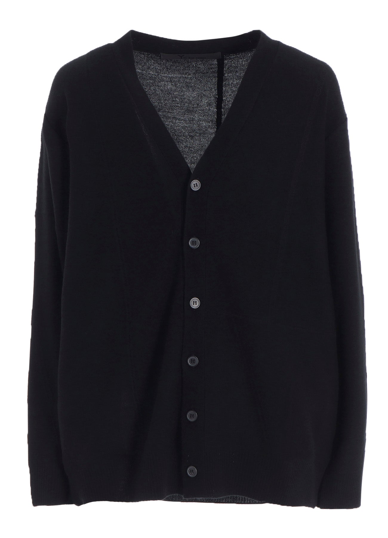 V-NECK CARDIGAN WITH PANEL DESIGN