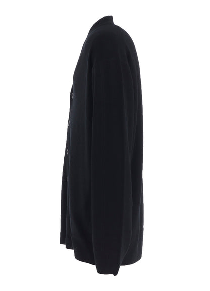 V-NECK CARDIGAN WITH PANEL DESIGN