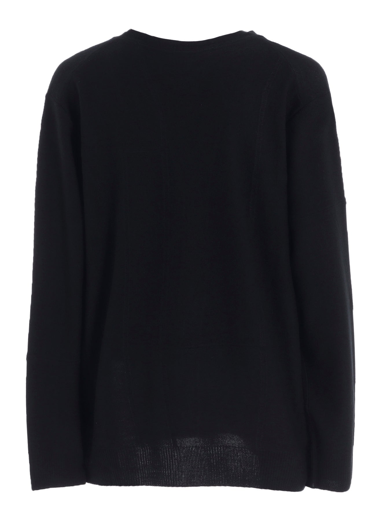 V-NECK CARDIGAN WITH PANEL DESIGN
