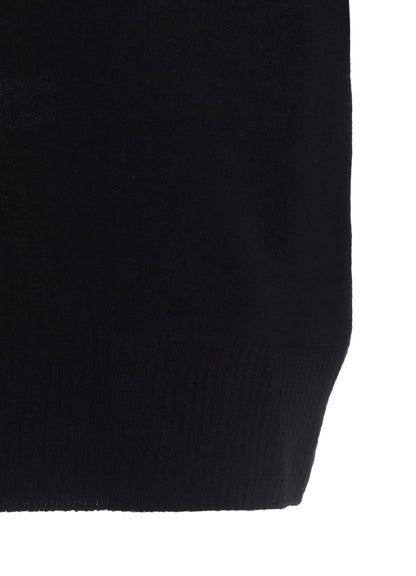 V-NECK CARDIGAN WITH PANEL DESIGN