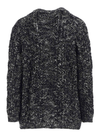 ARAN KNIT V-NECK CARDIGAN