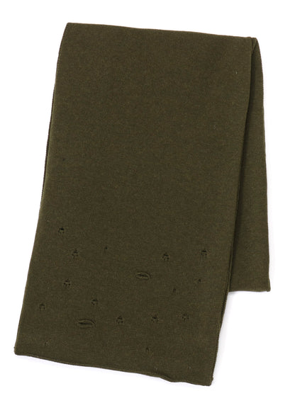 DAMAGED KNIT SCARF