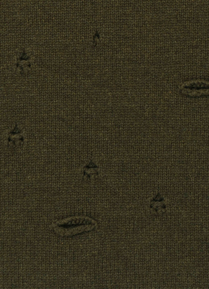 DAMAGED KNIT SCARF