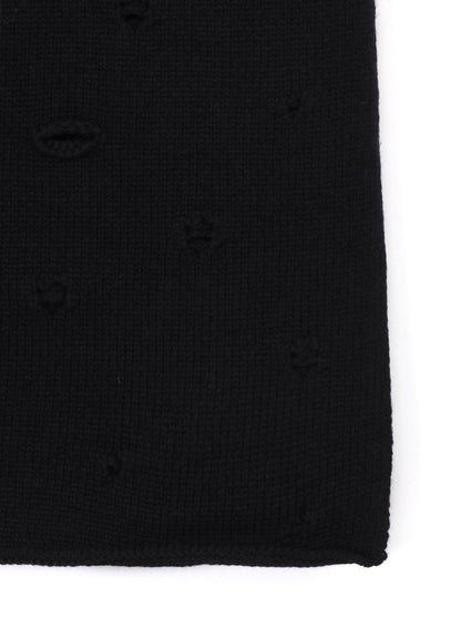 DAMAGED KNIT SCARF