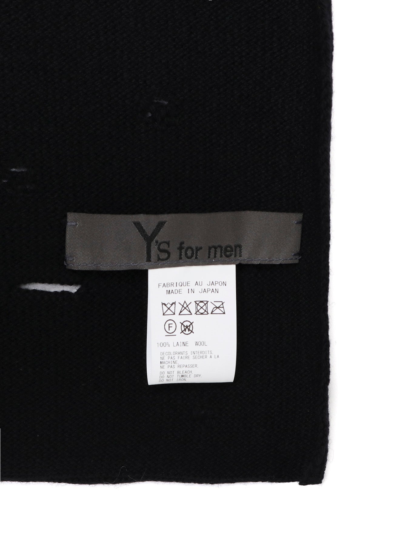 DAMAGED KNIT SCARF