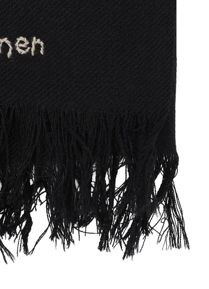 INDIA WOOL TWILL BIG SCARF