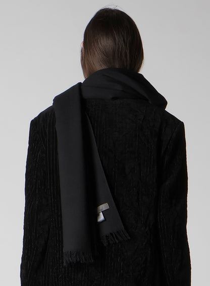 INDIA WOOL TWILL BIG SCARF