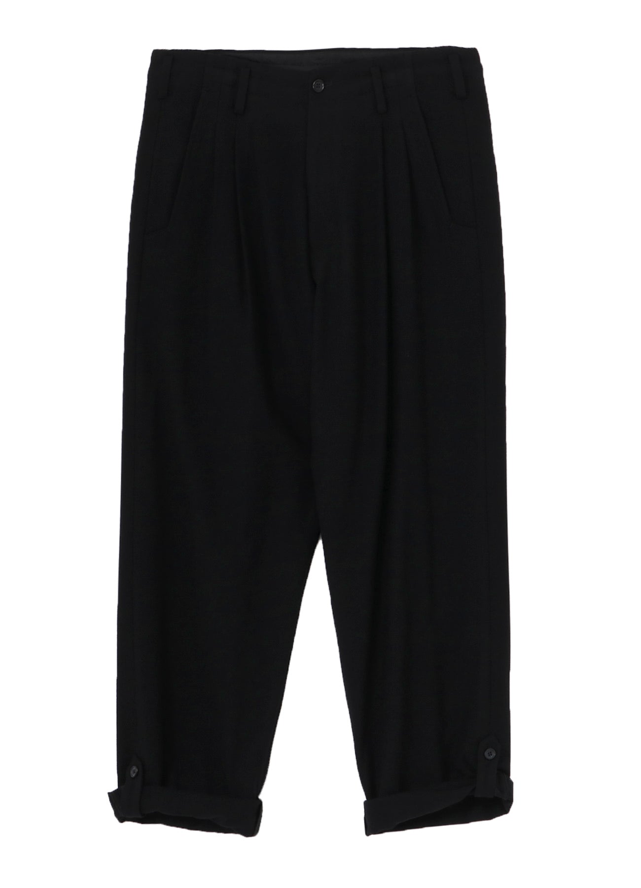 FLANNEL PANTS WITH TAB DETAIL