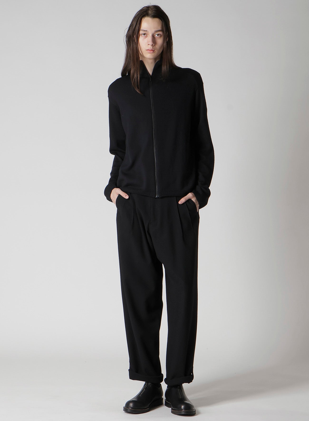 FLANNEL PANTS WITH TAB DETAIL