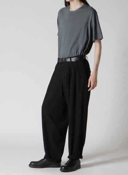 FLANNEL PANTS WITH TAB DETAIL